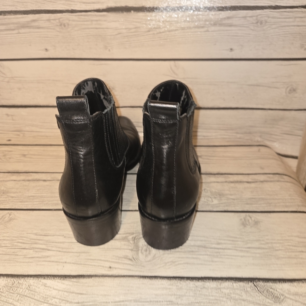 Coach and Four Kisha black Chelsea boots Sz 9.5 - Picture 5 of 7